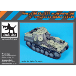 Black Dog T35236 1/35 Wespe Sd.Kfz. 124 accessories set for Tamiya