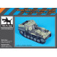 Black Dog T35236 1/35 Wespe Sd.Kfz. 124 accessories set for Tamiya