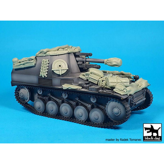 Black Dog T35236 1/35 Wespe Sd.Kfz. 124 accessories set for Tamiya