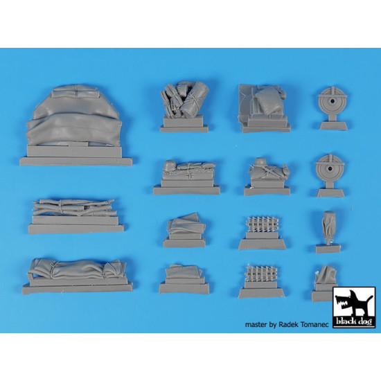 Black Dog T35236 1/35 Wespe Sd.Kfz. 124 accessories set for Tamiya