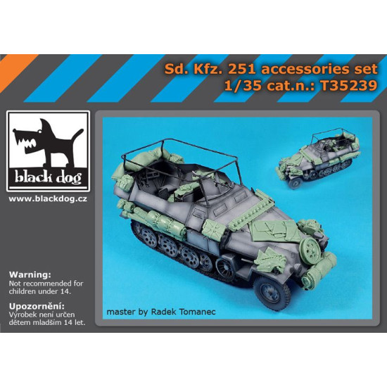 Black Dog T35239 1/35 Sd.Kfz. 251 accessories set