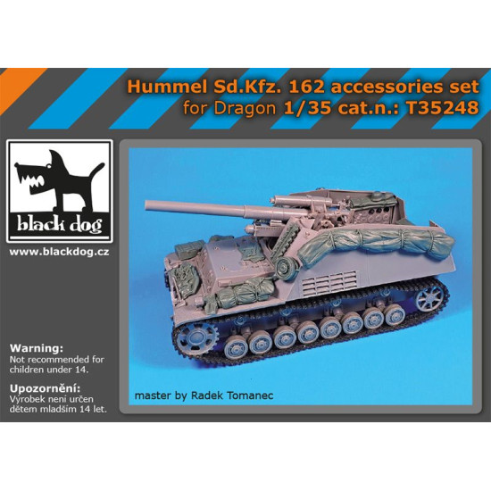 Black Dog T35248 1/35 Hummel Sd.Kfz 162 accessories set for Dragon