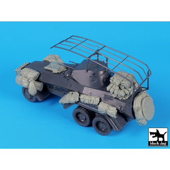 Black Dog T35250 1/35 Sd.Kfz 232 accessories set for Italeri