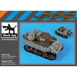 Black Dog T35251 1/35 M5A1 accessories set for AFV