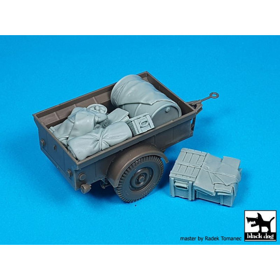 Black Dog T35254 1/35 US trailer 10-CWT for Bronco