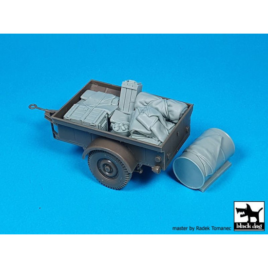 Black Dog T35254 1/35 US trailer 10-CWT for Bronco