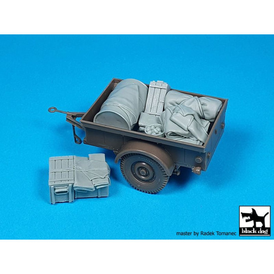 Black Dog T35254 1/35 US trailer 10-CWT for Bronco