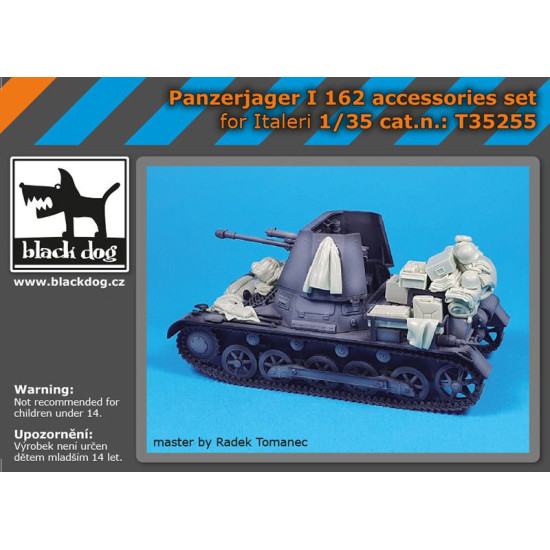 Black Dog T35255 1/35 Panzerjager I 162 accessories set for Italeri