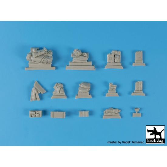 Black Dog T35255 1/35 Panzerjager I 162 accessories set for Italeri