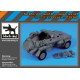 Black Dog T35260 1/35 Sd.Kfz 247 Ausf B accessories set for ICM
