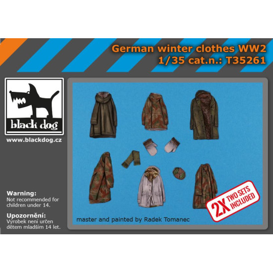 Black Dog T35261 1/35 German winter clothes WW II