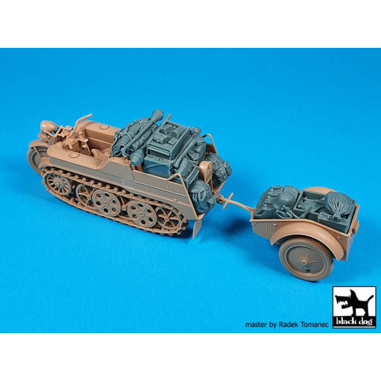 Black Dog T35262 1/35 German Sd.Kfz 2 Kettenkrattrad accessories set for Tamiya
