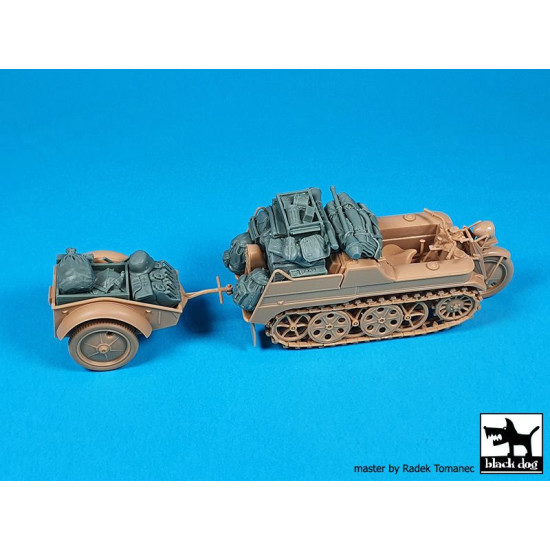 Black Dog T35262 1/35 German Sd.Kfz 2 Kettenkrattrad accessories set for Tamiya