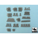 Black Dog T48001 1/48 Bren Carrier accessories set for Tamiya 32518, 28 parts