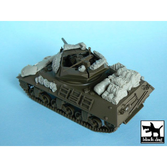 Black Dog T48005 1/48 M 10 accessories set for Tamiya 32519, 25 resin parts