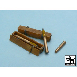 Black Dog T48012 1/48 Tiger l ammo boxes 10 boxes + ammo