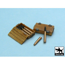 Black Dog T48013 1/48 Pz.Kpfw IV ammo boxes 10 boxes + ammo