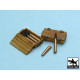 Black Dog T48013 1/48 Pz.Kpfw IV ammo boxes 10 boxes + ammo