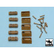 Black Dog T48015 1/48 Panther ammo boxes 10 boxes + ammo