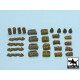 Black Dog T48020 1/48 Tentage + bedrolls #3 accessories set 28 resin parts