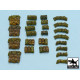 Black Dog T48021 1/48 Tentage + bedrolls #4 accessories set 24 resin parts