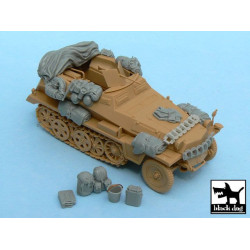 Black Dog T48022 1/48 Sd.Kfz.250 accessories set for Tamiya 32550 18 resin parts