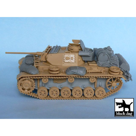 Black Dog T48024 1/48 Pz.Kpfw.III Ausf L accessories Tamiya 32524 10 parts