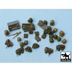 Black Dog T48025 1/48 German equipment accessories set 35 resin parts