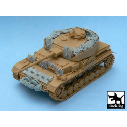 Black Dog T48029 1/48 Pz.Kpfw. IV Ausf J accessories set Tamiya 32518, 20 parts