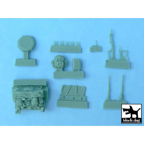 Black Dog T48031 1/48 Schwimmwagen accessories set Tamiya 32506 16 resin parts