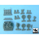 Black Dog T48032 1/48 US Jeep accessories set for Tamiya 32552, 22 resin parts