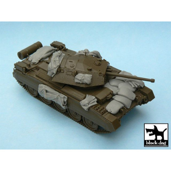 Black Dog T48040 1/48 Crusader Mk.III accessories set for Tamiya 32555, 8 resin parts
