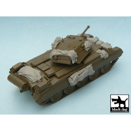 Black Dog T48040 1/48 Crusader Mk.III accessories set for Tamiya 32555, 8 resin parts