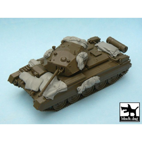 Black Dog T48040 1/48 Crusader Mk.III accessories set for Tamiya 32555, 8 resin parts