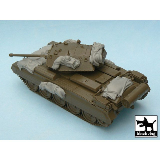 Black Dog T48040 1/48 Crusader Mk.III accessories set for Tamiya 32555, 8 resin parts