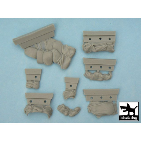 Black Dog T48040 1/48 Crusader Mk.III accessories set for Tamiya 32555, 8 resin parts