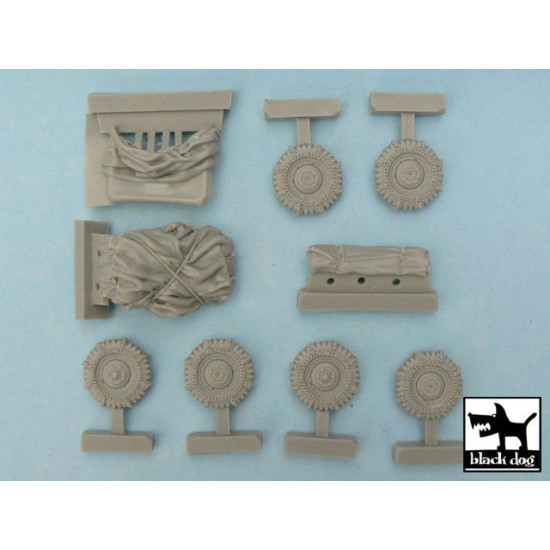 Black Dog T48041 1/48 M 20 accessories set for Tamiya 32556, 9 resin parts
