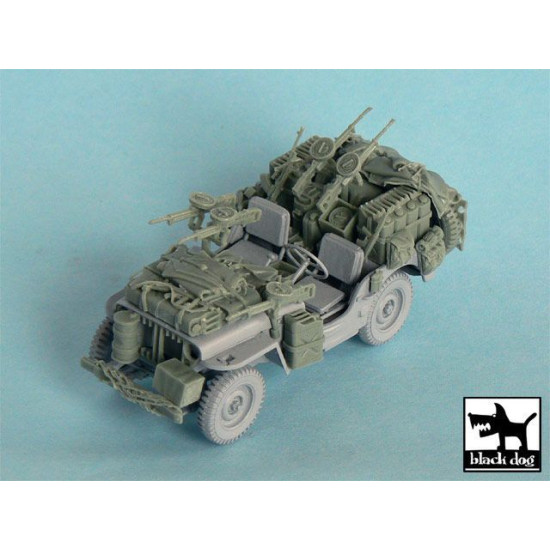 Black Dog T48043 1/48 British SAS Jeep north Africa 1942 Tamiya 32552 34 parts