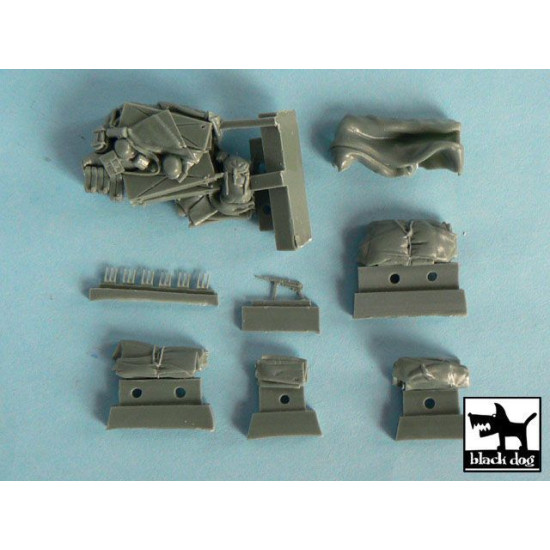 Black Dog T48045 1/48 Marder III accessories set for Tamiya 32560 13 resin parts