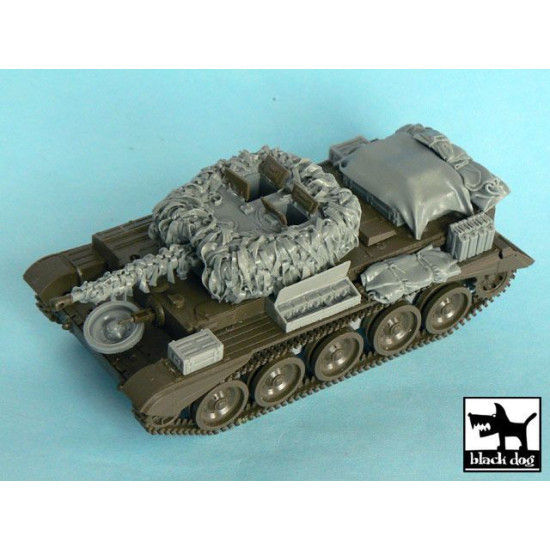 Black Dog T48047 1/48 Cromwell Hessian tape camo net for Tamiya 32528, 11 resin parts