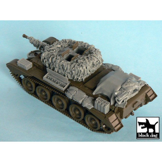 Black Dog T48047 1/48 Cromwell Hessian tape camo net for Tamiya 32528, 11 resin parts