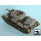 Black Dog T48047 1/48 Cromwell Hessian tape camo net for Tamiya 32528, 11 resin parts