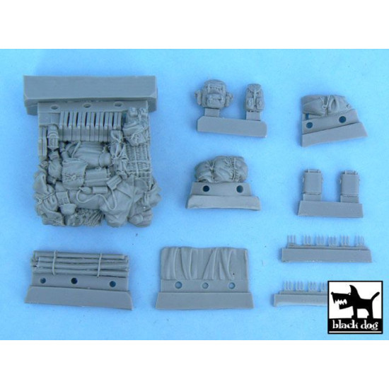 Black Dog T48053 1/48 Steyr Type 1500A/01 accessories set for Tamiya 32549, 25 resin parts