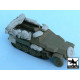 Black Dog T48055 1/48 Sd.Kfz. 251/1 Ausf.C accessories AFV Club AF48007 27 parts