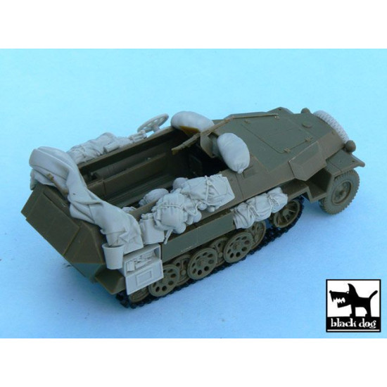 Black Dog T48055 1/48 Sd.Kfz. 251/1 Ausf.C accessories AFV Club AF48007 27 parts