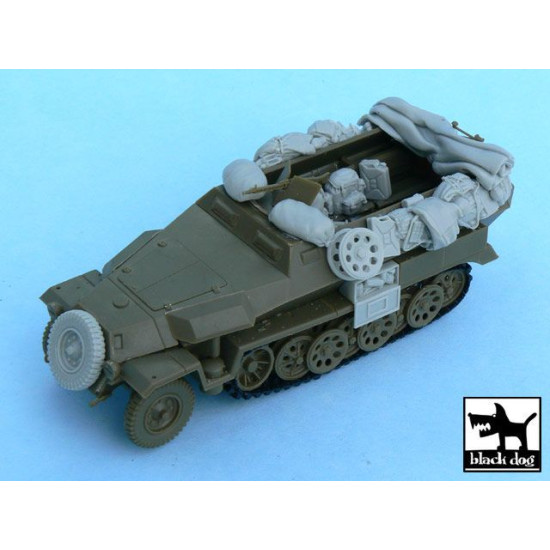 Black Dog T48055 1/48 Sd.Kfz. 251/1 Ausf.C accessories AFV Club AF48007 27 parts