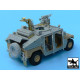 Black Dog T48058 1/48 IDF Uparmored Humvee conversion set for Tamiya kit, 50+ resin parts & PE parts