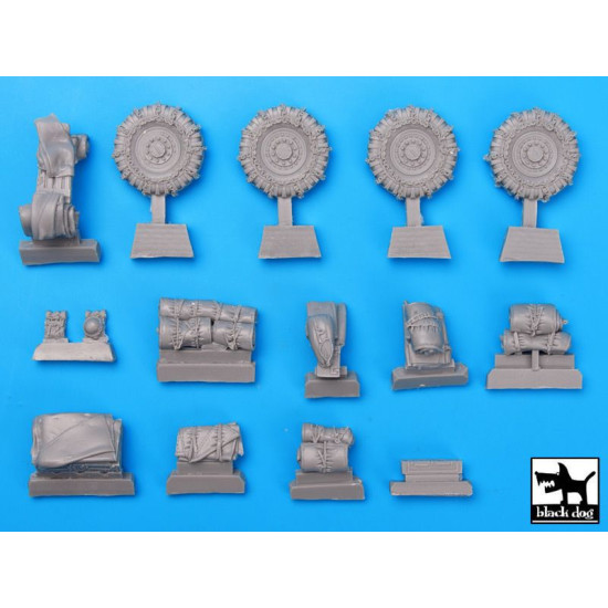 Black Dog T48060 1/48 British Staghound Mk III accessories set for Bronco models Black Dog T48060 1/48 British Staghound Mk III accessories set for Bronco models
