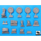 Black Dog T48060 1/48 British Staghound Mk III accessories set for Bronco models Black Dog T48060 1/48 British Staghound Mk III accessories set for Bronco models