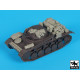 Black Dog T48064 1/48 Panzerkampfwagen II ABC accessories set for Tamiya